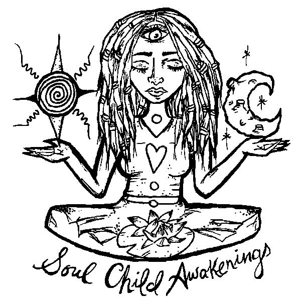 Soul Nudges' Affirmation Coloring Page - Intuition + Swirls