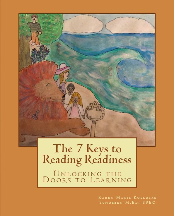 Children near a lion statue by a river with mountains and clouds in the background, on a book cover.