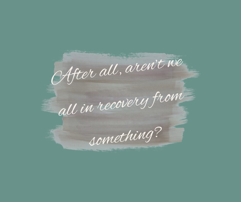Text on a painted background reads, 