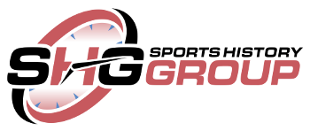 Logo with stylized eye and text 'GROUP' in pink, black background, and abstract design elements.
