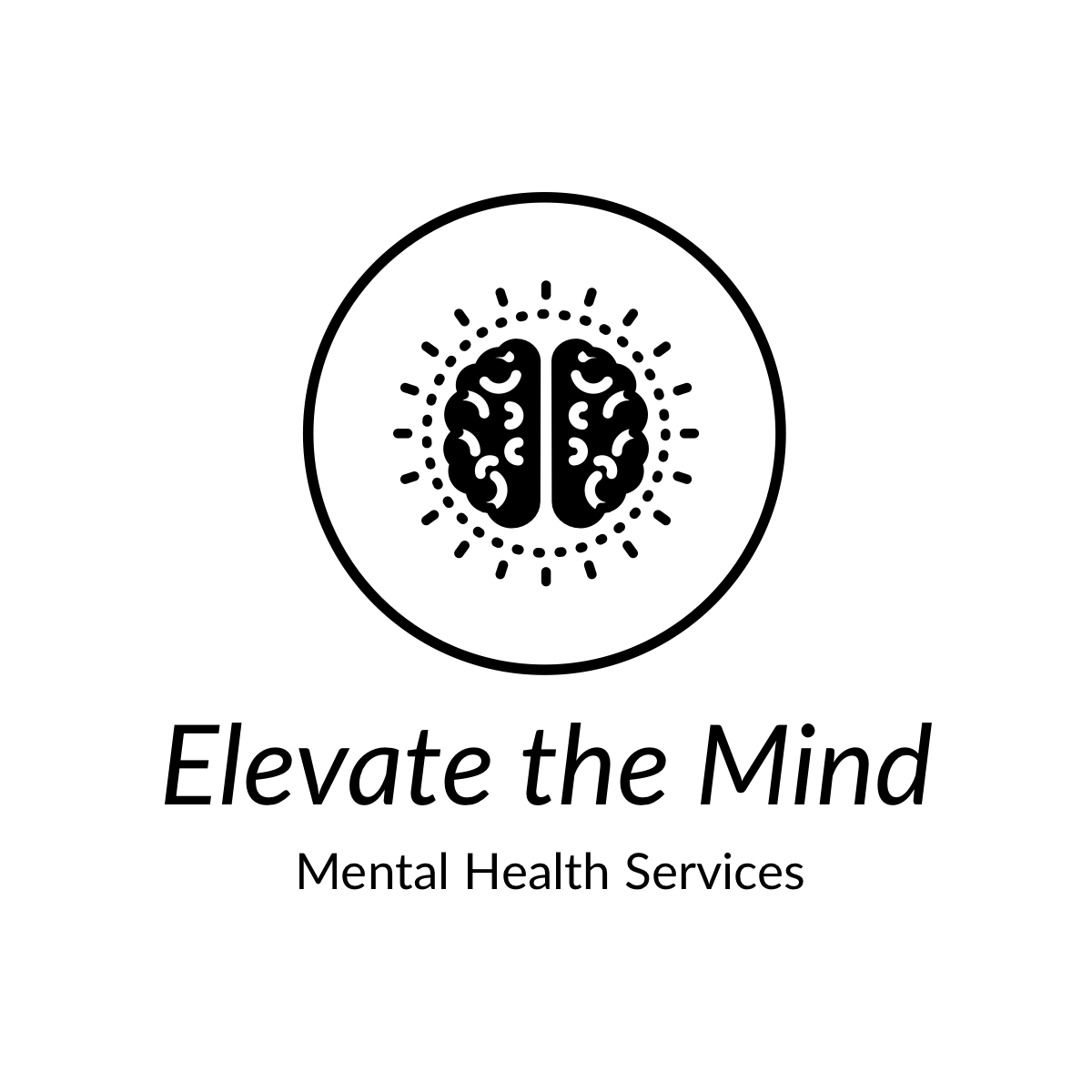 Black silhouette of a person with arms raised, standing on a platform, with a star above and a circle around. 20 words.